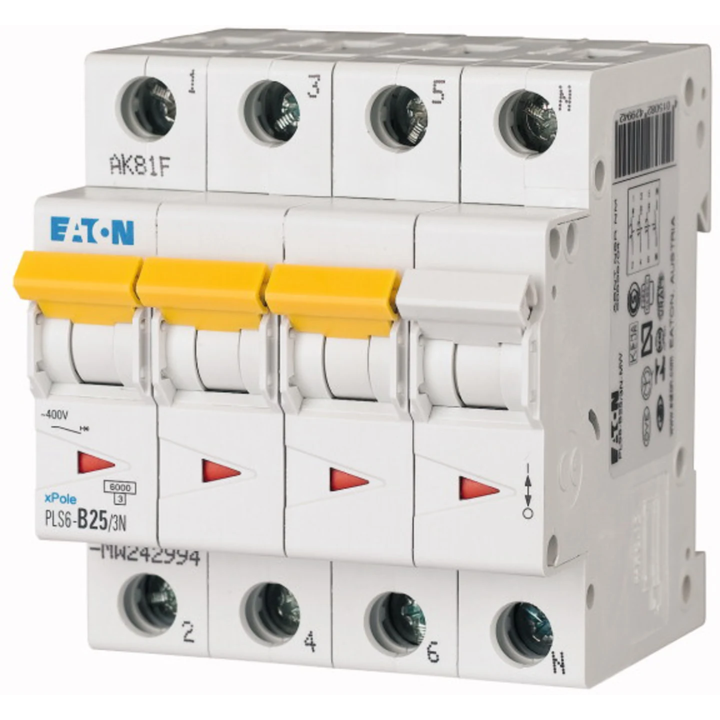 EATON 242994 AUTOMAAT B25 3P+N