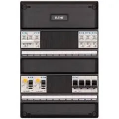 Eaton groepenkast 4 groeps+kook 2x(2P)aardlekschakelaar+4P hoofdschakelaar 3F
