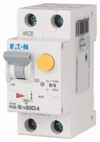 EATON AARDLEKAUTOMAAT PKN6-16/1N/B/003 B16
