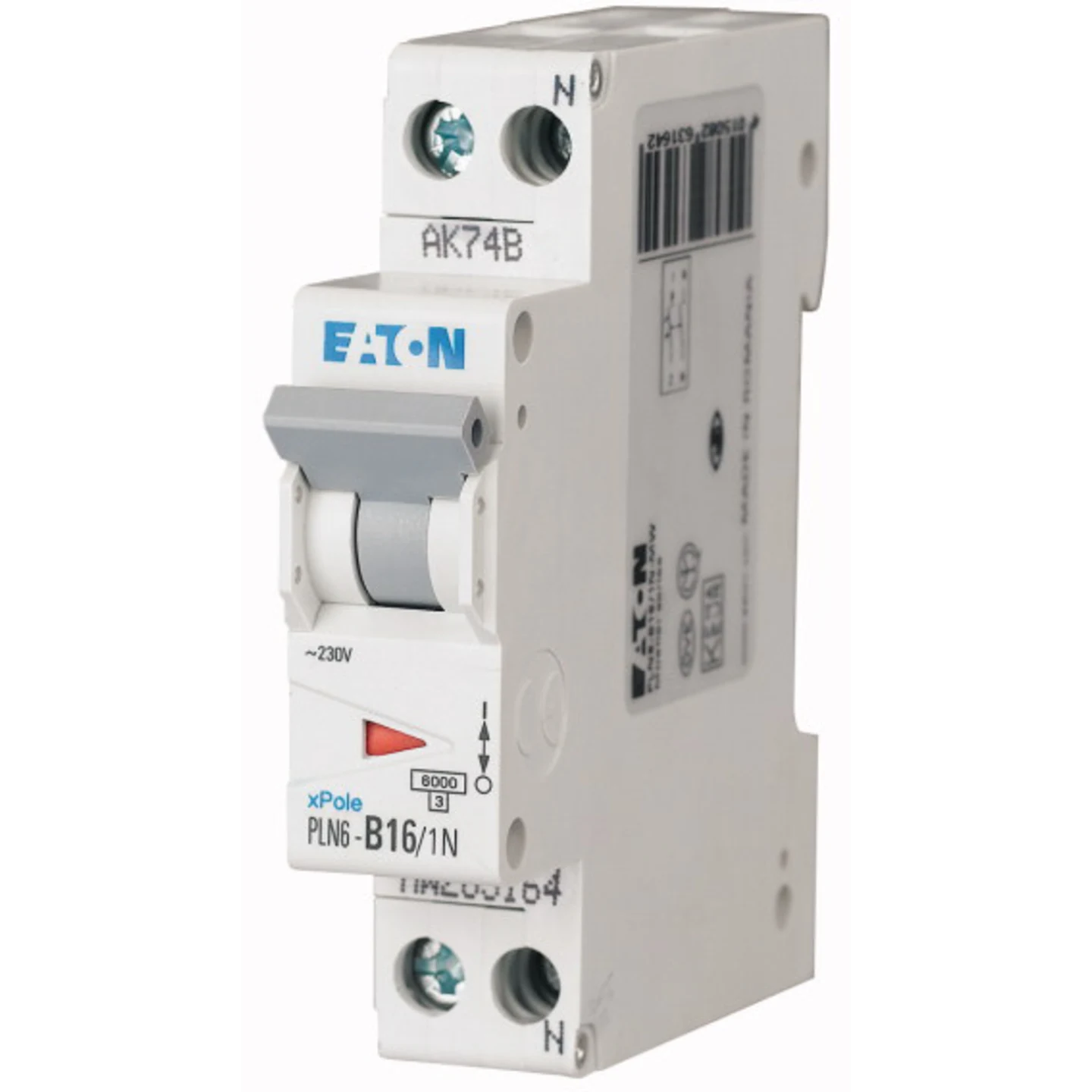 EATON INSTALLATIEAUTOMAAT 16B 1P+N
