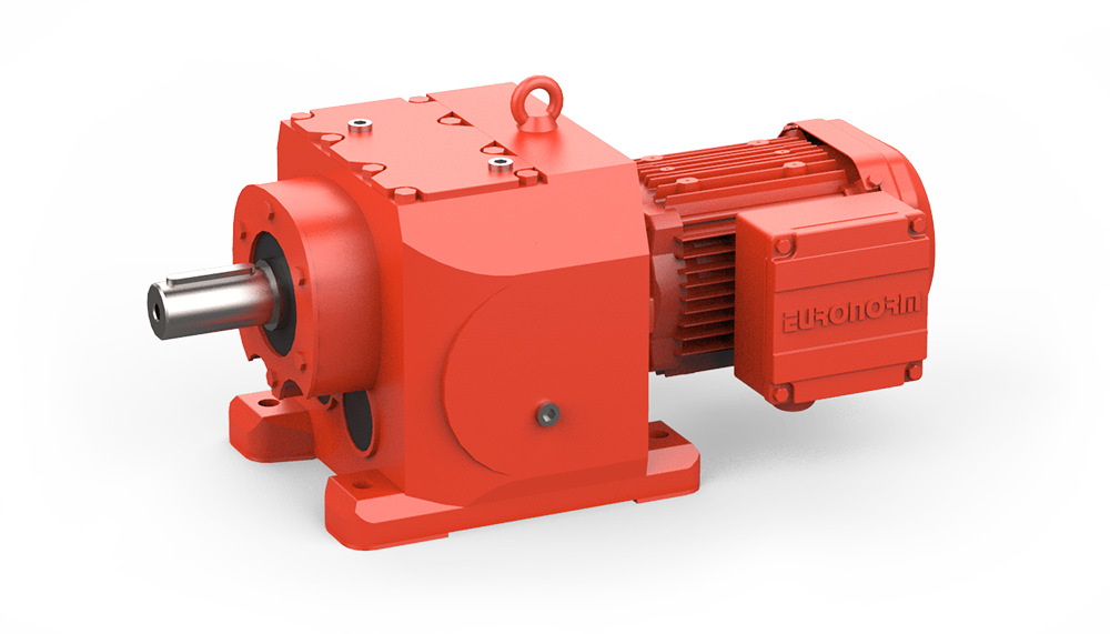 Euronorm Rechte tandwielkast 50rpm, 0,75kW, asmaat 25x50mm