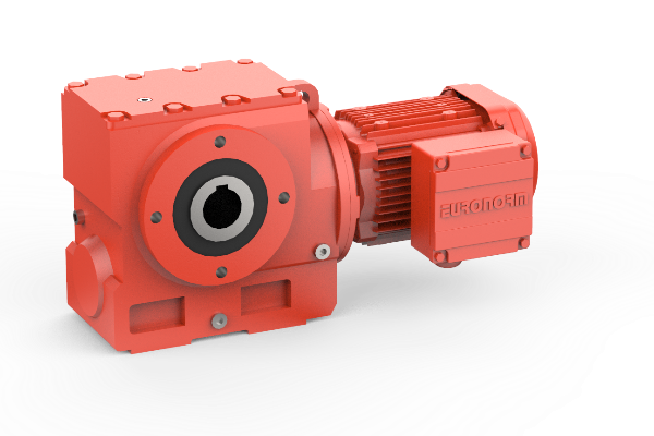 Euronorm Haakse tandwielkast 32rpm, 0,37kW,  holle asmaat 25/30mm