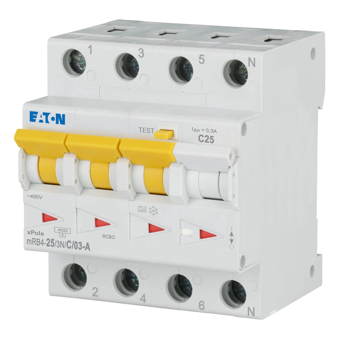 EATON 120682 AARDLEKAUTOMAAT C25 3P+N